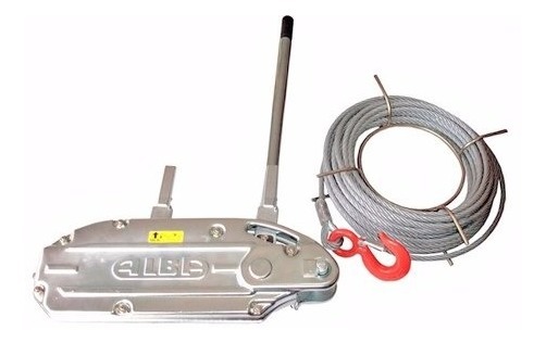 Tirfor Elemento Traccion Carga 800 Kg Con Cable 50 M Alba