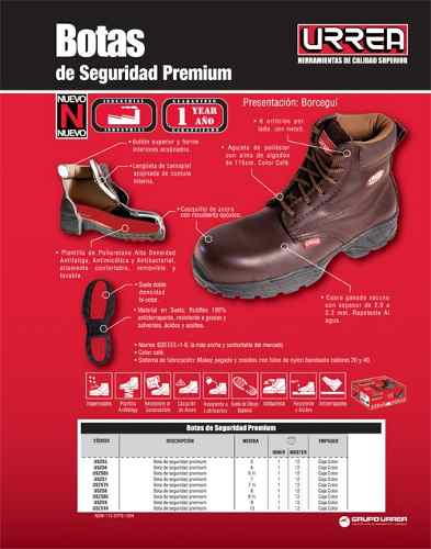 Botas de seguridad dieléctrica Top confort # 5 Urrea – Home Built