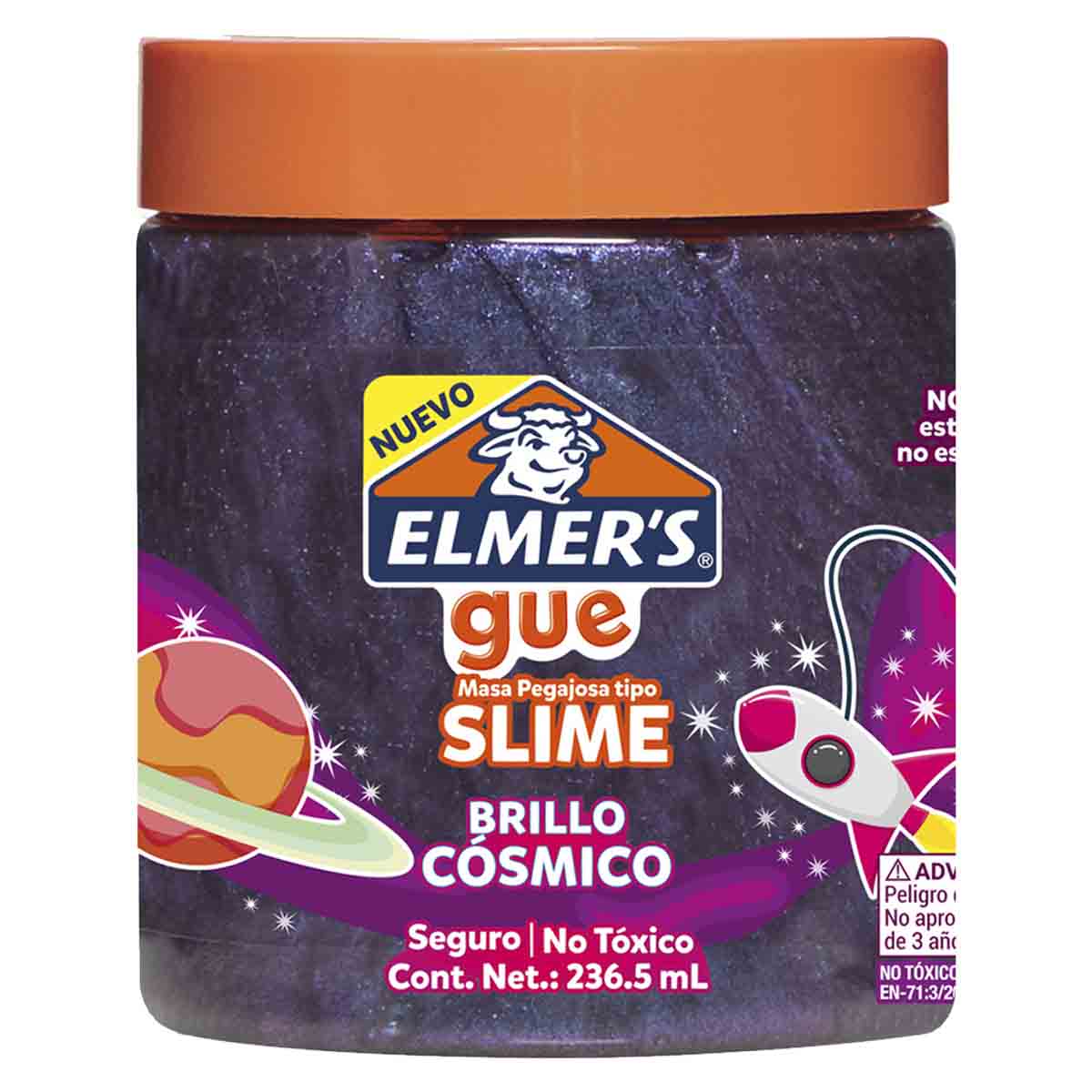 Slime Gue Splash Con Brillo Cosmico 236ml Niños Niñas Elmers