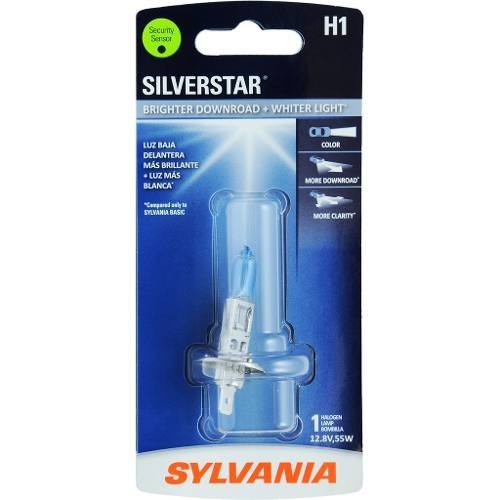 Foco Frontal Sylvania H1 Silverstar Halogeno Luz Blanca 1pc