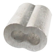 Casquillo Doble Aluminio 1/16 Con 100 Piezas Ash Obi