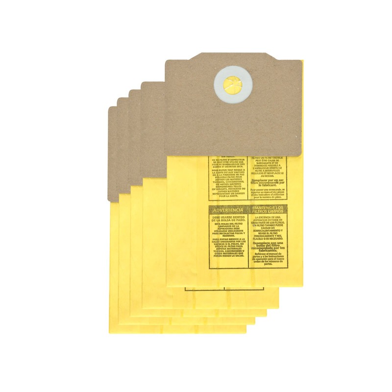 Filtro Papel Para Aspiradora Back Pack Paquete 5 Pzs Shop Va