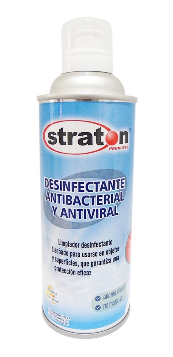 Desinfectante Aerosol Antibacterial Antiviral Lata De 420 Ml