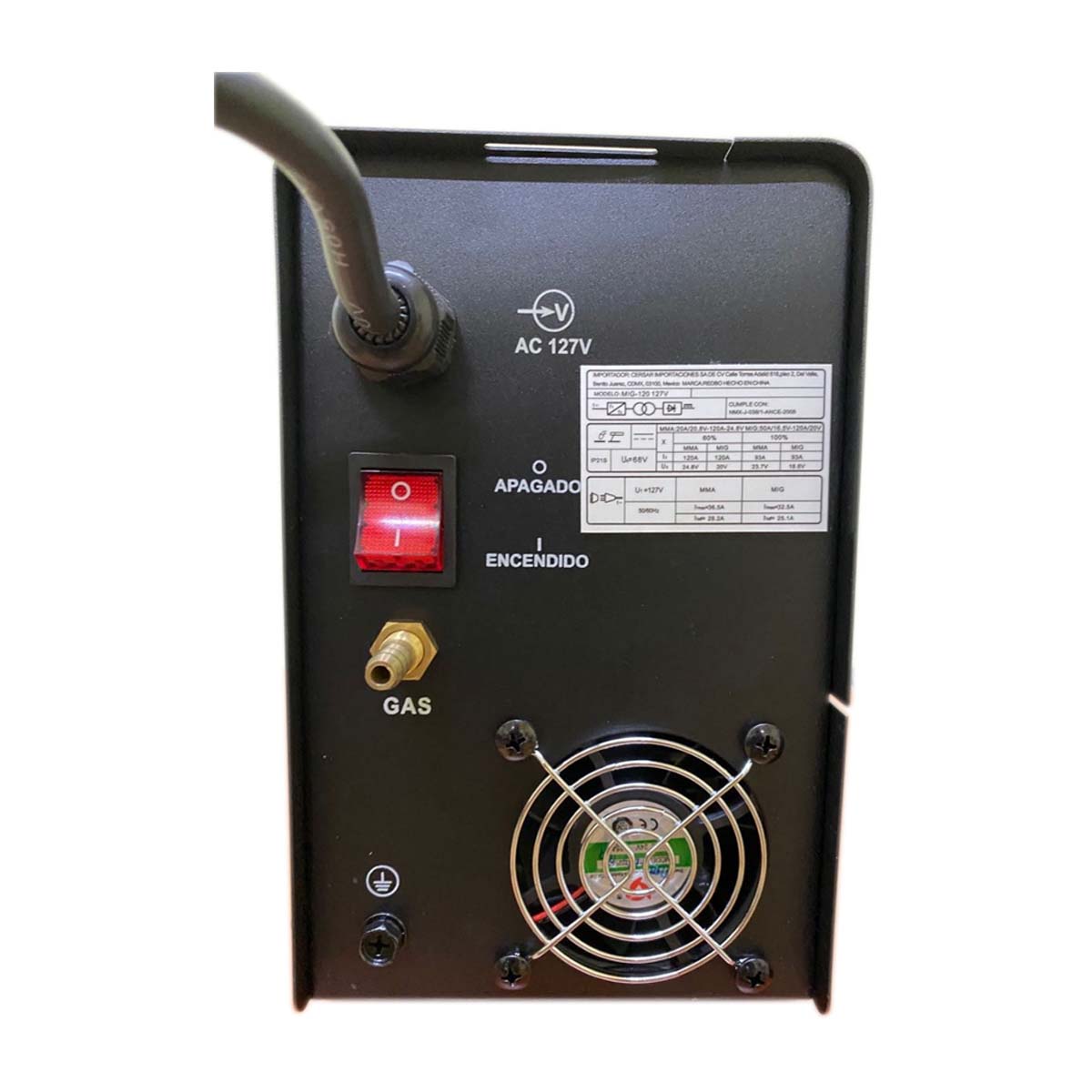 Soldadora inverter Redbo MIG-120 50Hz/60Hz 127V | Meses sin intereses