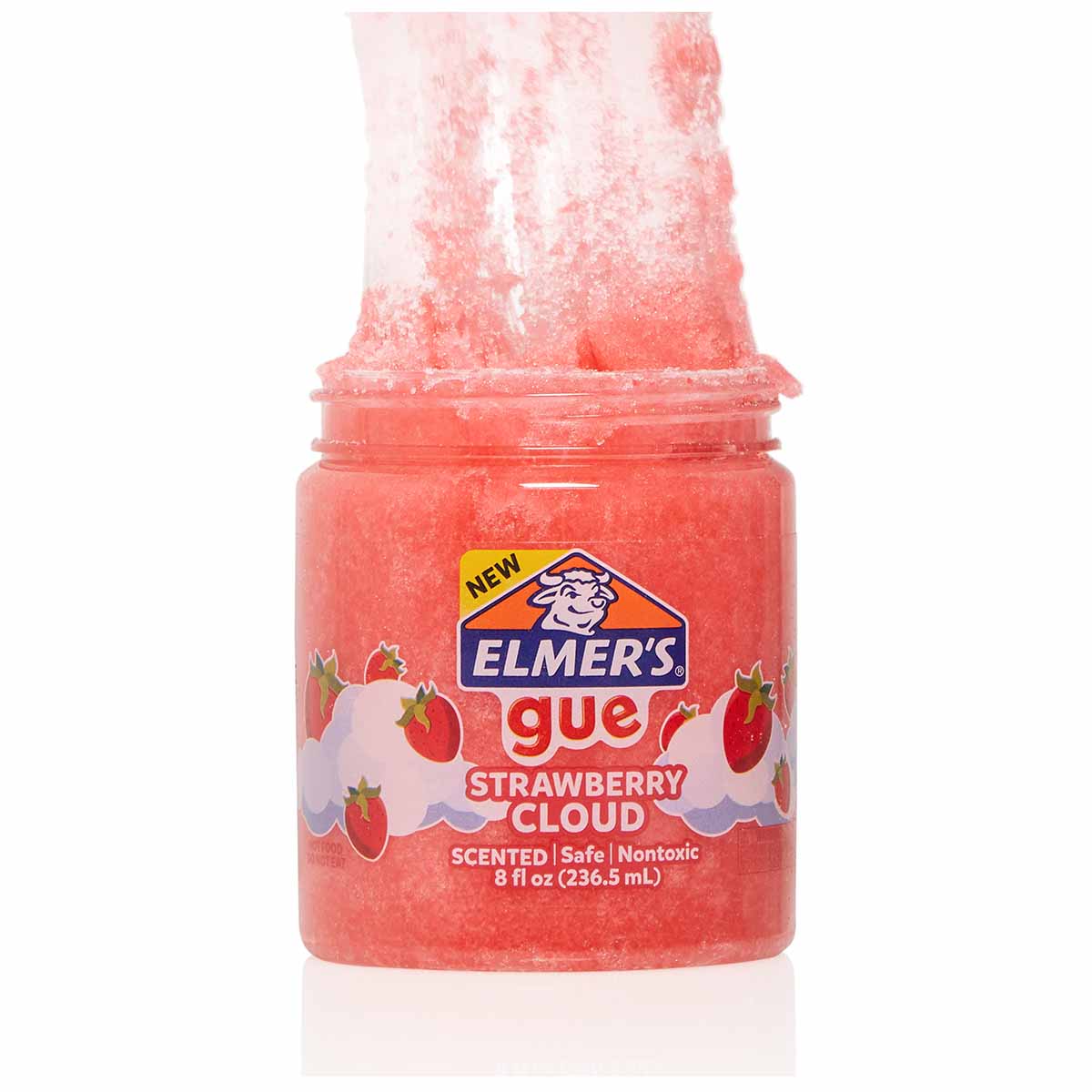 Slime Gue Cloud Fresa Aroma Frutal 236 ml Niños Niñas Elmers