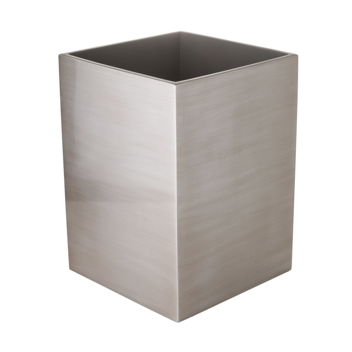 Somos Reyes | Bote de Basura Hogar Oficina Plastico Cuadrado 1 Pz Gris