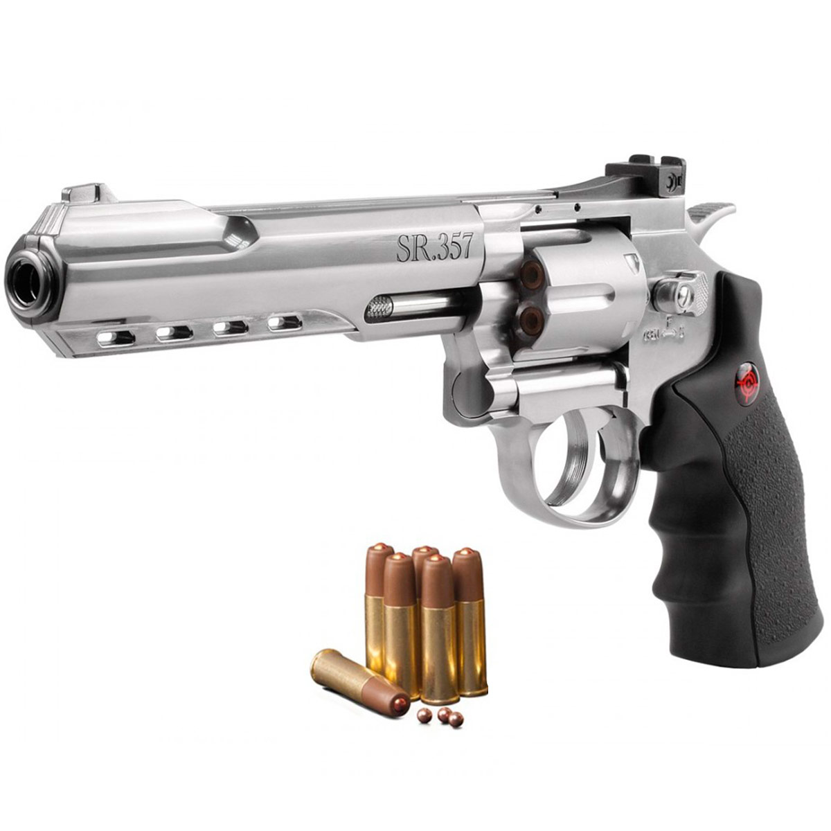 Pistola Revolver Co2 Fullmetal Diabolo Municion 4.5 Crosman