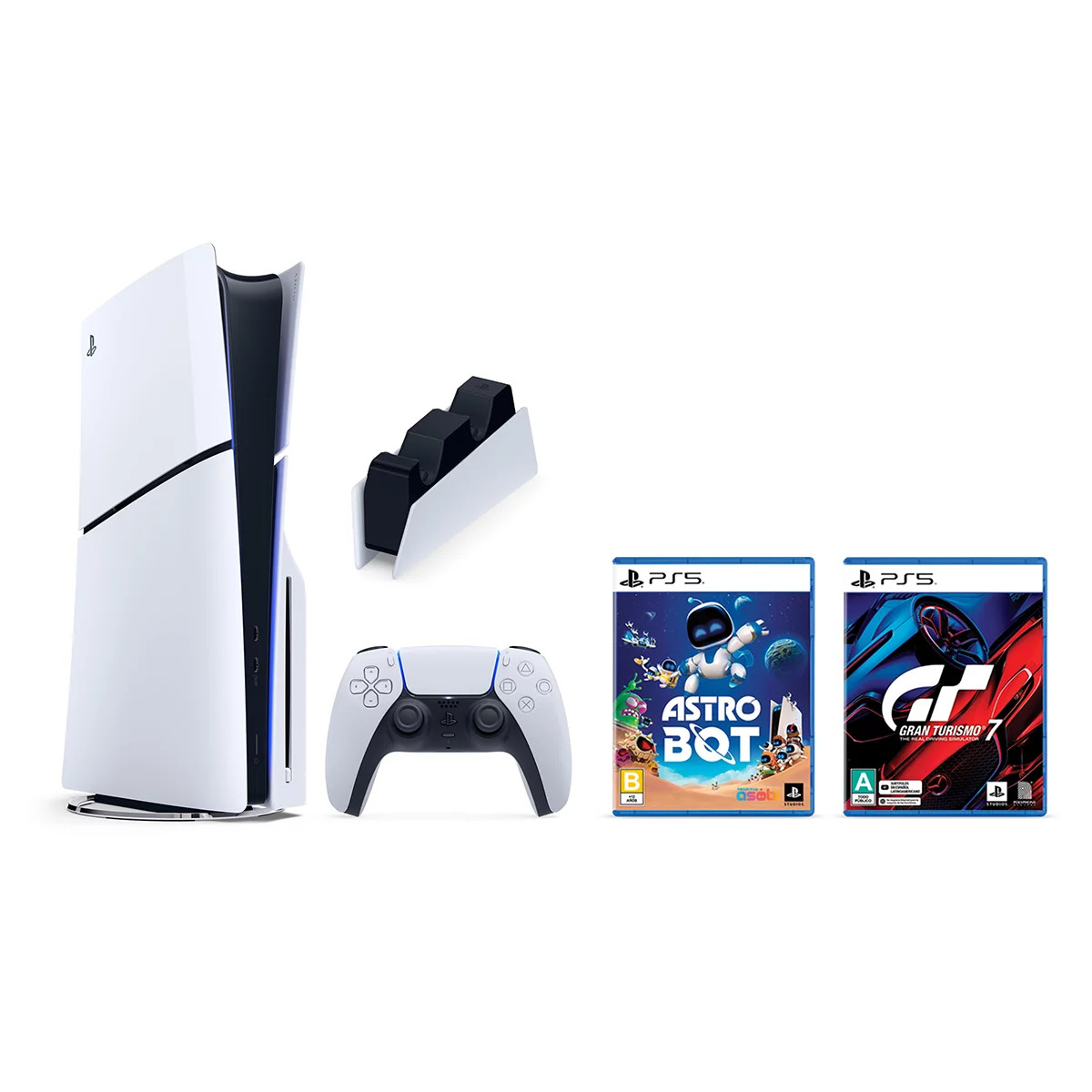 Consola PlayStation 5 Slim Estándar 1 TB con Estación de Carga